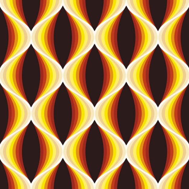 Fondo abstracto con un diseño de papel tapiz de estilo retro