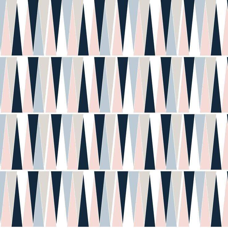 Vector gratuito fondo abstracto con diseño de patrón de estilo scandi