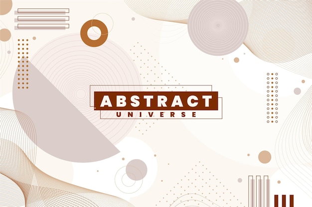Fondo abstracto de diseño plano