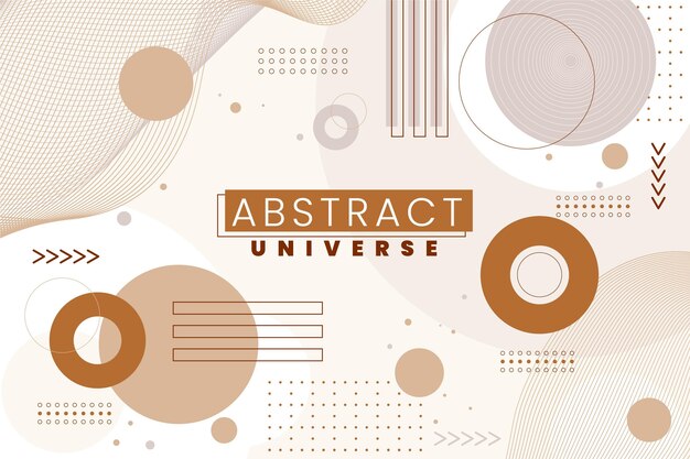 Fondo abstracto de diseño plano