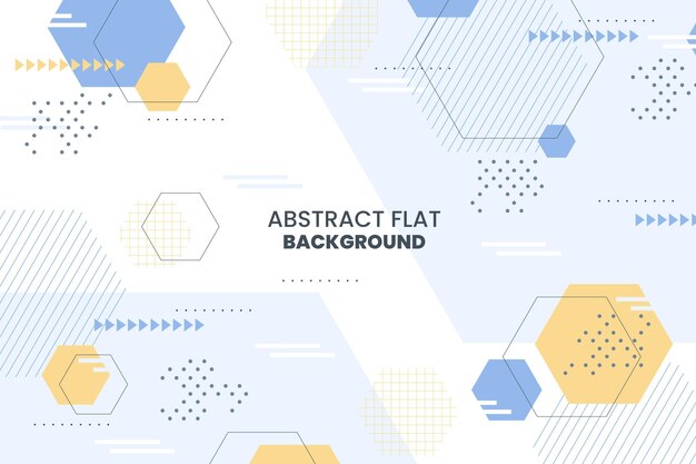 Fondo abstracto de diseño plano