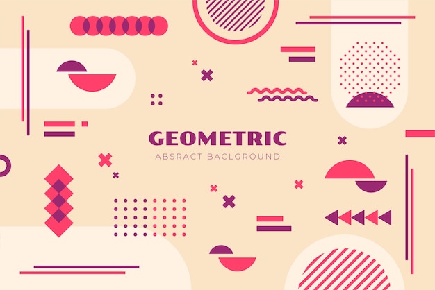 Fondo abstracto de diseño plano
