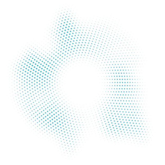 Vector gratuito fondo abstracto con un diseño de punto de semitono azul