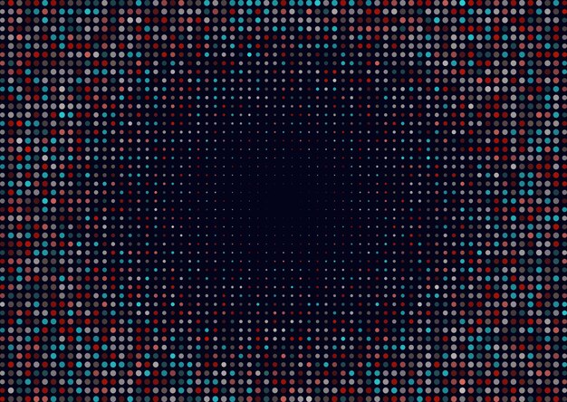 Fondo abstracto con diseño de puntos de medio tono
