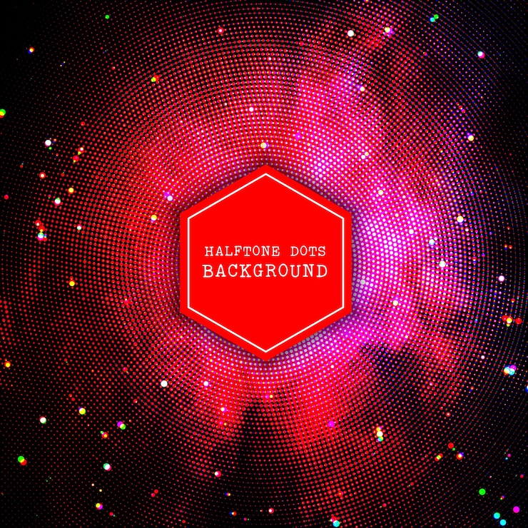 Vector gratuito fondo abstracto con un diseño de puntos de medio tono