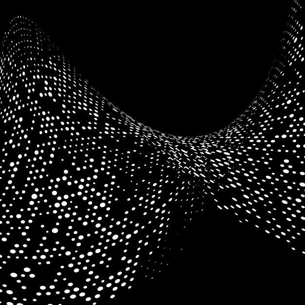 Fondo abstracto con diseño de puntos de semitono