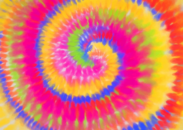 Fondo abstracto con un diseño de tinte de corbata de colores arco iris