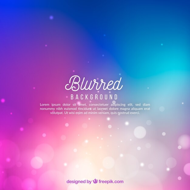 Fondo abstracto con efecto borroso
