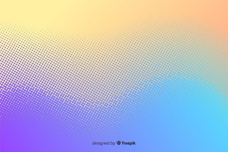 Vector gratuito fondo abstracto con efecto de medio tono de gradiente