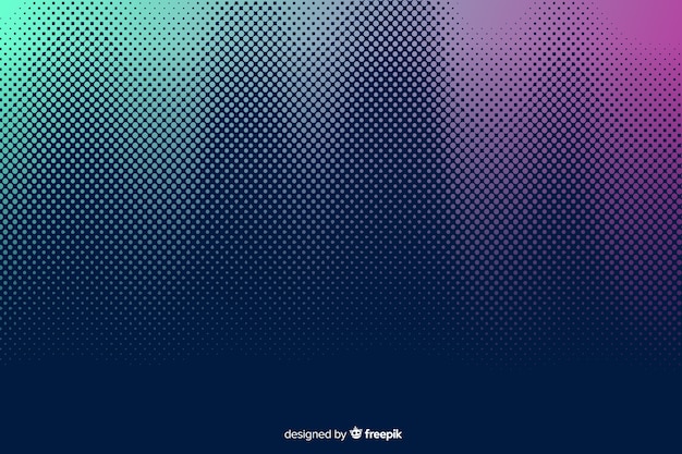 Fondo abstracto con efecto de medio tono de gradiente