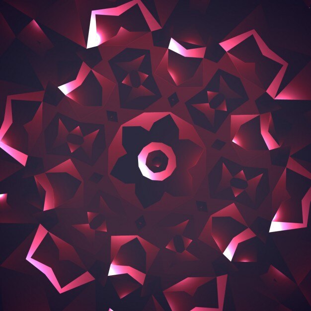 Fondo abstracto en estilo caleidoscopio