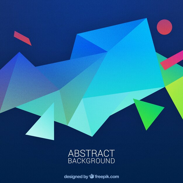 Fondo abstracto con estilo geométrico