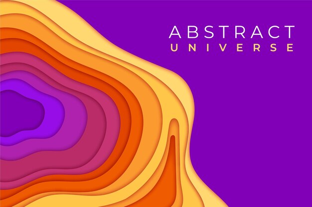 Fondo abstracto de estilo papel