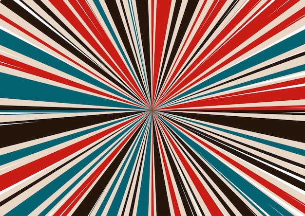 Fondo abstracto con fondo de estallido de estrellas de estilo retro