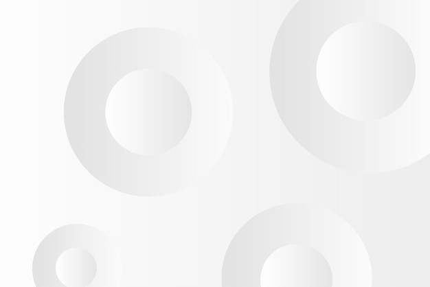 Fondo abstracto de forma de círculo moderno blanco