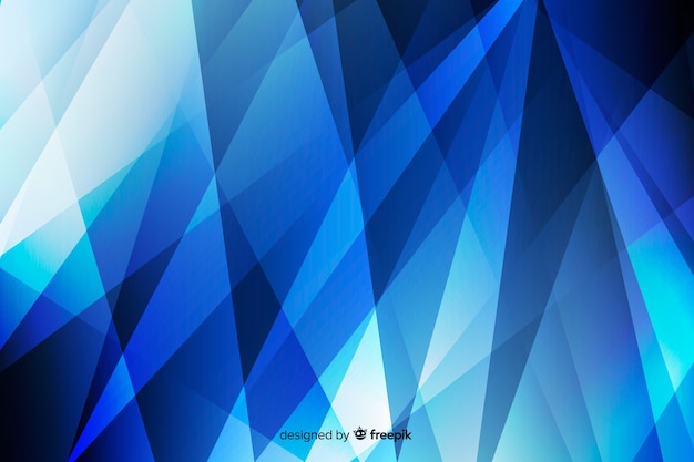 Fondo abstracto con formas azules