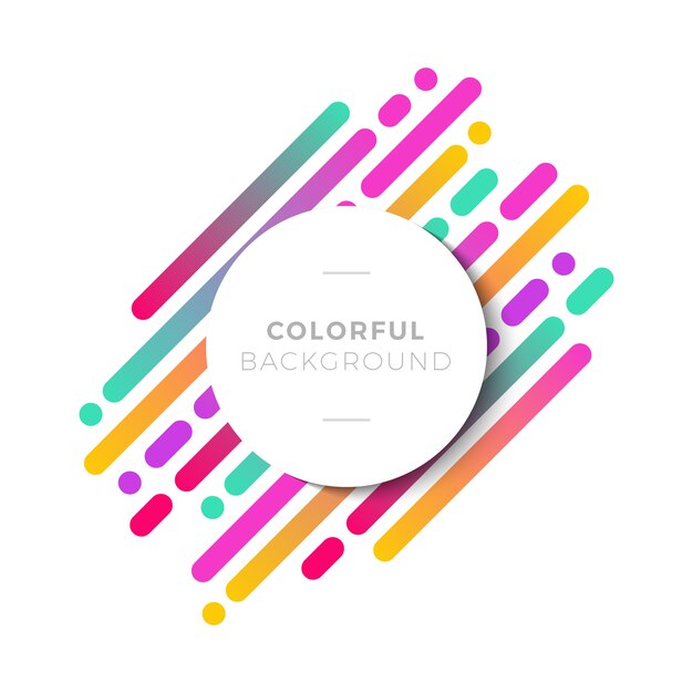 Fondo abstracto con formas de colores