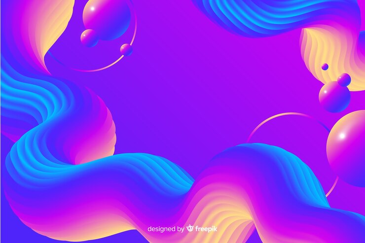Vector gratuito fondo abstracto con formas fluidas 3d