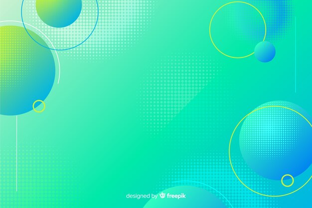 Fondo abstracto con formas fluidas