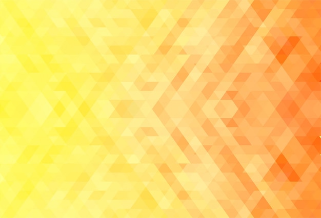 Fondo abstracto de formas geométricas naranjas y amarillas
