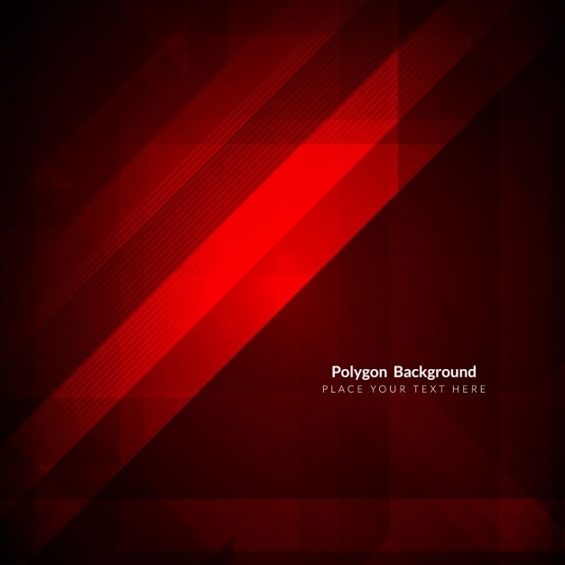 Fondo abstracto con formas geométricas rojas