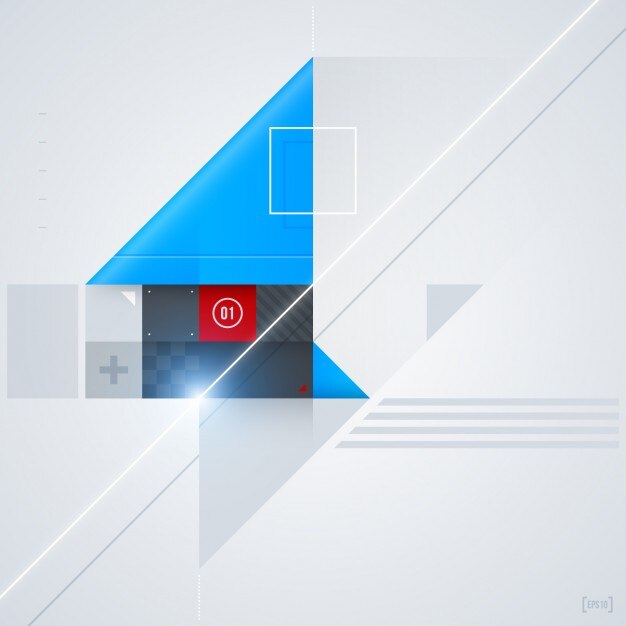 Fondo abstracto con formas geométricas