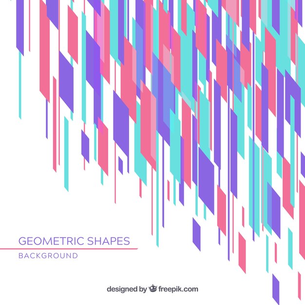 Fondo abstracto con formas geométricas