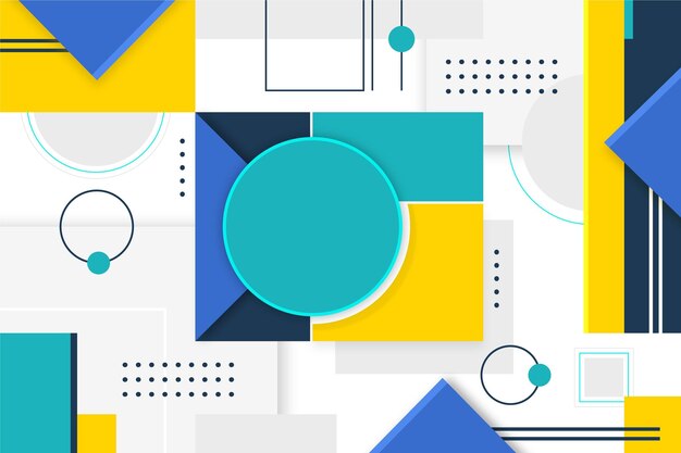 Fondo abstracto con formas geométricas