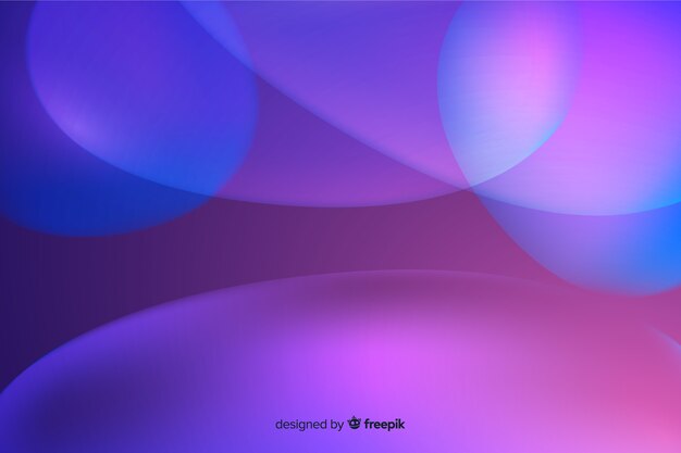 Fondo abstracto con formas de gradiente