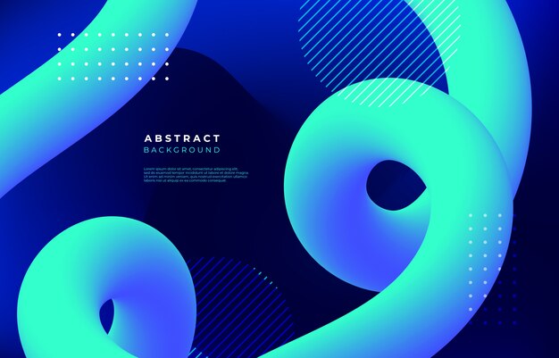 Fondo abstracto con formas lineales fluidas