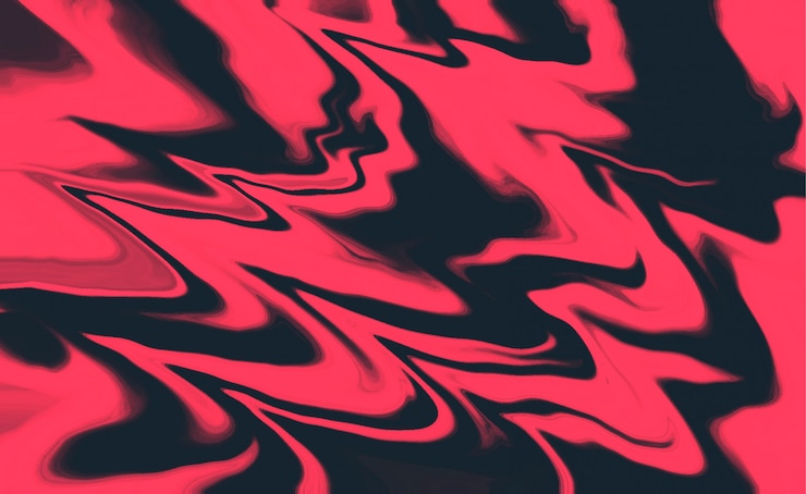 Vector gratuito fondo abstracto de formas líquidas de color rosa y negro