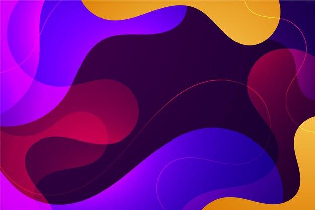 Fondo abstracto formas onduladas