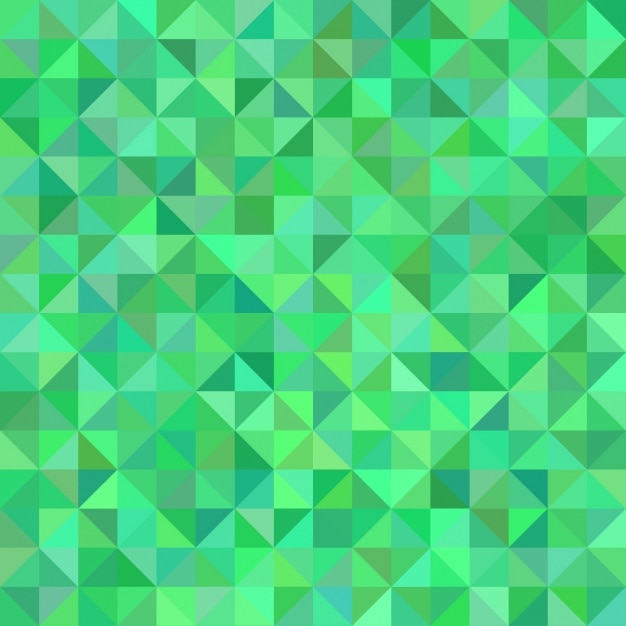 Fondo abstracto con formas poligonales verdes 