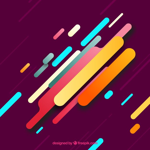 Fondo abstracto con formas redondeadas
