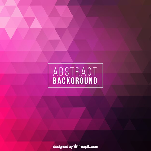 Fondo abstracto con geometría rosa