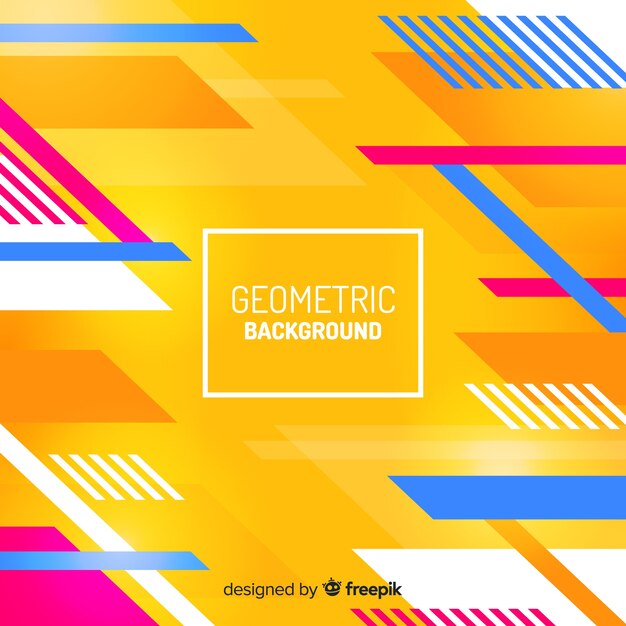 Fondo abstracto geométrico colorido