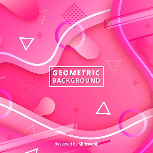 Vector gratuito fondo abstracto geométrico colorido