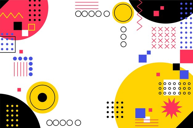 Fondo abstracto geométrico plano