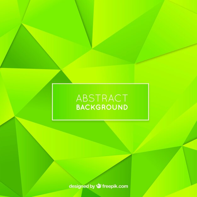 Fondo abstracto geométrico verde