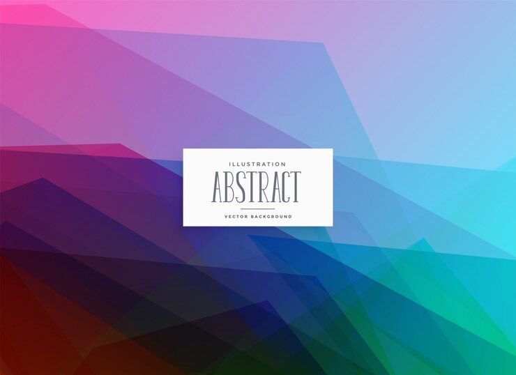 Vector gratuito fondo abstracto geométrico vibrante de los colores