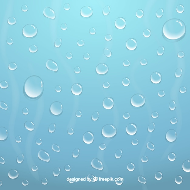 Fondo abstracto con gotas de agua