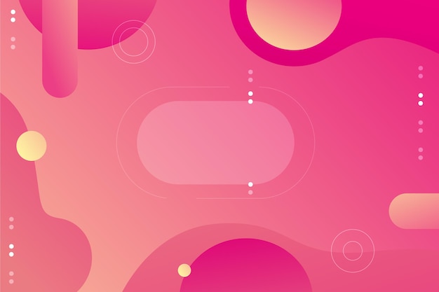 Fondo abstracto gradiente con diferentes formas