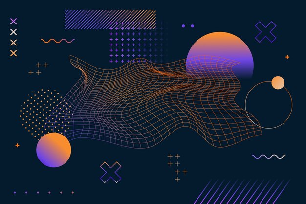 Fondo abstracto con gradiente