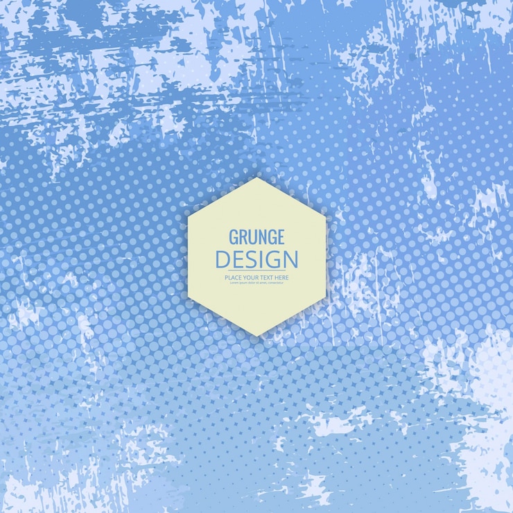 Vector gratuito fondo abstracto grunge con puntos de semitono