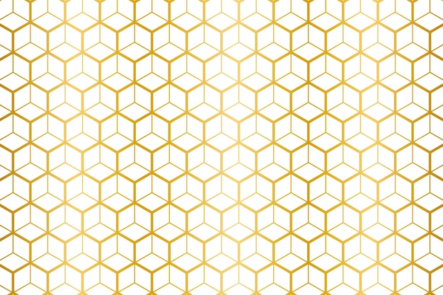 Fondo abstracto de hexágonos de golf