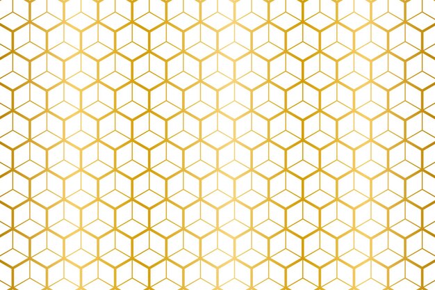 Fondo abstracto de hexágonos de golf