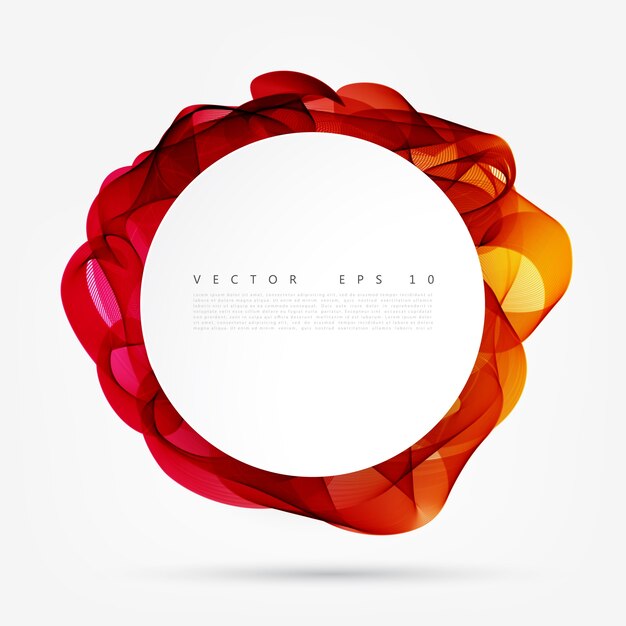 Fondo abstracto del humo del vector.