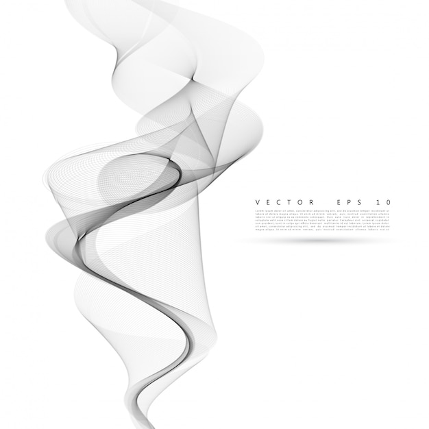 Fondo abstracto del humo del vector.
