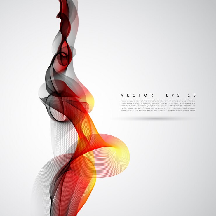 Vector gratuito fondo abstracto del humo del vector.