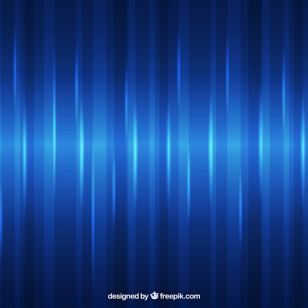 Fondo abstracto de líneas azules brillantes